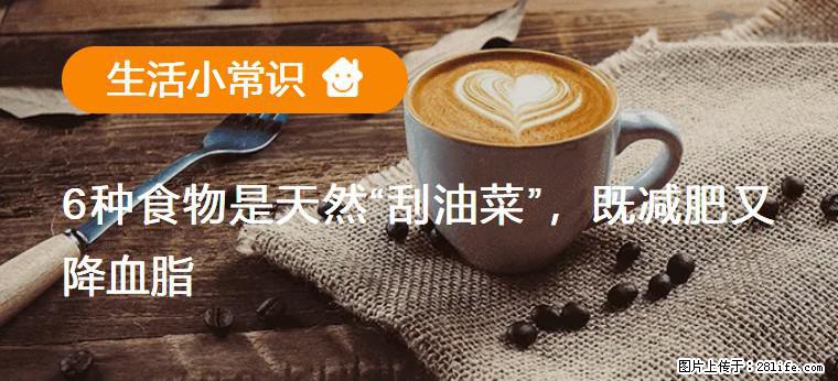 【生活小常识】6种食物是天然“刮油菜”，既减肥又降血脂 - 嘉兴生活资讯 - 嘉兴28生活网 jx.28life.net